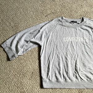 Mango light grey sweatshirt